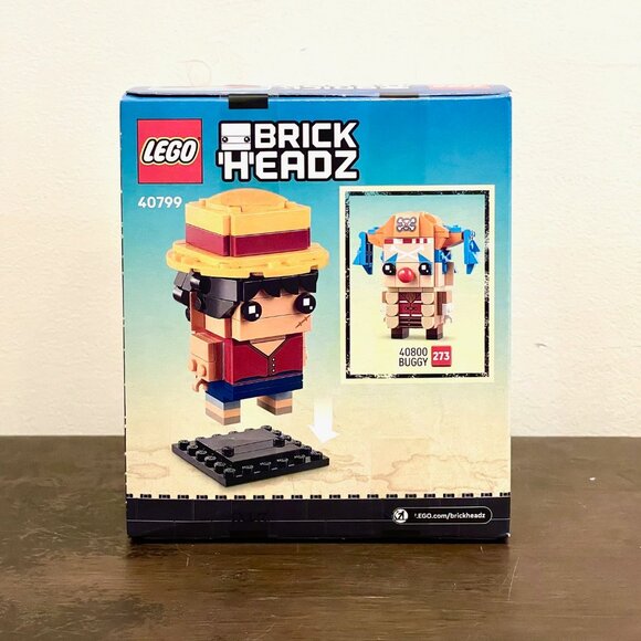 LEGO 40799 ONE PIECE BRICKHEADZ MONKEY D. LUFFY New NIB in Hand - Picture 2 of 13